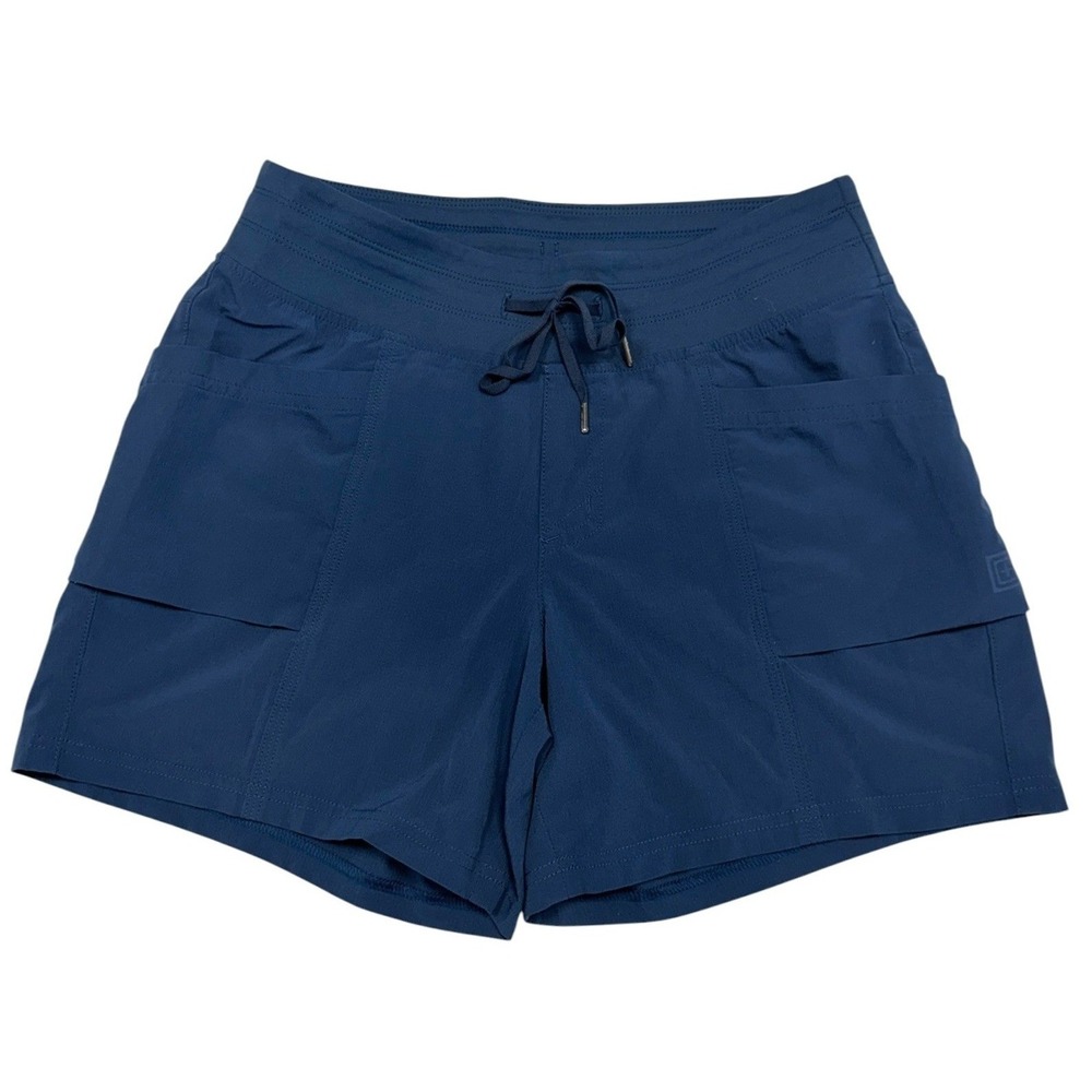 5.11 Tactical Womens Smokey Blue Ripstop Hiking Shorts Size XS